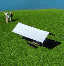 Urban Wave Black Glue Tent Outdoor Table and Chair Camping Complete Equipment Camping Portable Sunscreen Large Sunshade Shed