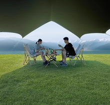 Updown black rubber canopy tent outdoor large sunscreen coating picnic rainproof sunshade complete camping equipment