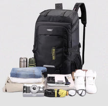 Large capacity backpack for men and women 2024 new outdoor hiking bag, travel backpack, luggage bag, 80 liter travel bag