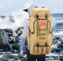 Working backpack 100L waterproof Oxford travel large capacity travel luggage cotton quilt clothes hiking backpack backpack