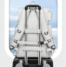 Men's Fashion Outdoor Travel Backpack Women's Large Capacity Backpack Multi functional Mountaineering Bag Dry Wet Separation Bag