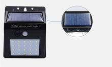 Solar wall lamp, home courtyard lamp, outdoor fence, human body sensing lamp, super bright fence lamp, automatic human lighting