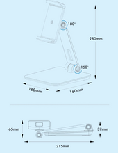Mobile live streaming stand desktop multifunctional adjustable height simple and compact desktop folding portable universal mobile phone