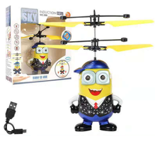 Mini Infrared Hand Controlled LED Rechargeable Flying Doll Balls Induction Flying Toys For Kids