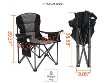 New Products Fitness Equipment Hiking Camping Padded Oversized Folding Bench Chair