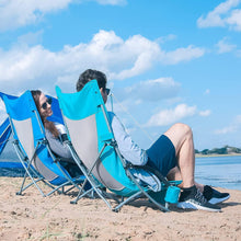 Beach Chair Lightweight Backpack Camp Mesh Back Sand Chairs High Back Low Seat Folding Metal Carton Customized Logo Modern 136kg