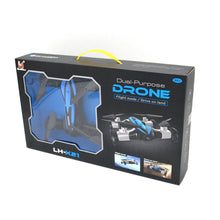 Hot selling item RC drone 2 IN 1Drone Air-Ground Flying Car flying machine Quadcopter Drones Children Toys.Blue and orange mixed