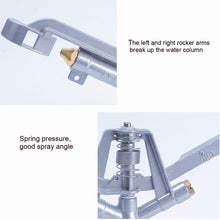 Farm Irrigation System adjustable low water pressure spray impulse sprinkler pulsating brass 360 rotating garden sprinklers