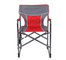 Portable Folding Camping Chair Lightweight Aluminum Camping Picnic Beach Directors Chair with Side Table