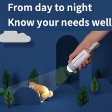 Weego Hot Sale Pet Poop Bag Holder Built-in LED Flashlight For night pet outdoor travel Dog Poop Bag Dispenser