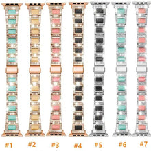 Bling Diamond Metal Strap for Apple Watch Band 44mm 41mm 42mm 38mm 40mm 45mm Women Bracelet For Iwatch Series 8 7 SE 6 5 4 3