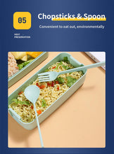 Three Layer Lunch Bento Box, Meal Prep Kids Bento Box Food Storage Containers Biodegradable Wheat Straw School Bento Lunch Box