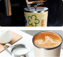 Customized new coffee cup with ceramic inner liner, stainless steel insulated cup, frosted high aesthetic water cup