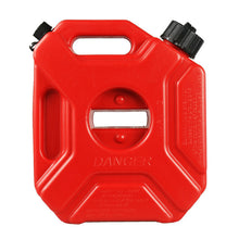 5L oil drum, red black anti-static plastic gasoline drum, spare fuel tank for cars and motorcycles