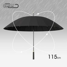 automatic umbrella men's size rainstorm wind resistant sturdy long handle umbrella for women both sunny and rainy