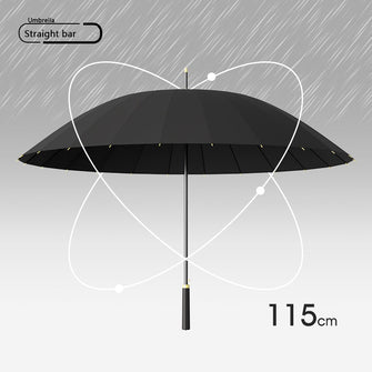 automatic umbrella men's size rainstorm wind resistant sturdy long handle umbrella for women both sunny and rainy