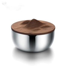 Luxury stainless steel tea storage jar with lid, Nordic internet famous storage box, candy jar decoration