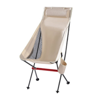 Folding chair Portable fishing stool Light casual moon chair Camping art student recliner chair