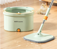 Clean dirt separator lazy mop Hand free household floor mopping device flat swivel mop  pailful