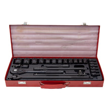 24 sets of red and black iron box shaking F rod sleeve set auto repair set car maintenance