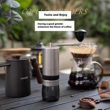 Planetary grinder, external adjustment, hand cranked grinder, seven angle steel core coffee grinder, hand cranked coffee machine