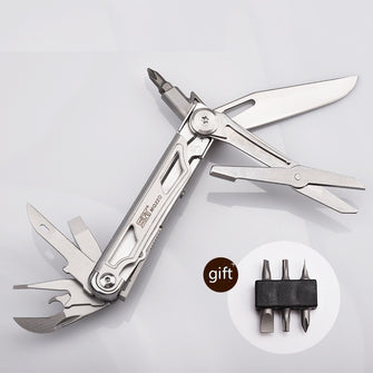 22D multifunctional combination tool folding knife, outdoor stainless steel survival knife, multi-purpose small knife