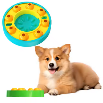 New best-selling pet supplies dog disc puzzle training leakage of food toys to enhance intelligence