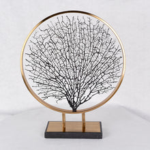 Living room decorations are simple and exquisite. Sea iron tree electroplating, wire drawing, rust proof, moisture-proof metal home decoration, iron art decorations