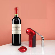 Red wine bottle opener lever type manual bottle opener with paper cutter set