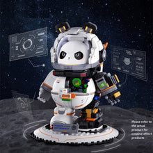 Mechanical Space Panda Building Blocks Trendy Play Boutique Ornaments Couples Give Boyfriend Birthday Gift