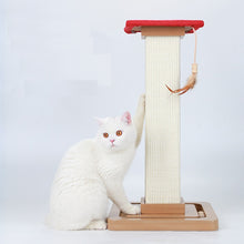 Pet cat puzzle toy new wooden Roman pillar large cat scratch pillar toy