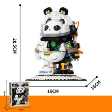 Mechanical Space Panda Building Blocks Trendy Play Boutique Ornaments Couples Give Boyfriend Birthday Gift