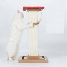 Pet cat puzzle toy new wooden Roman pillar large cat scratch pillar toy