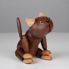 Wooden products, big faced cats, solid wood, creative home crafts, walnut wood, cats, wooden home decorations, home decor accessories