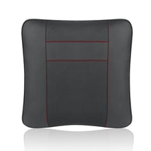 Car pillow air conditioning is car leather waist support multi-functional cowhide pillow waist cushion four seasons interior supplies