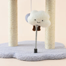 Cat climbing frame, sisal climbing tree, cat claw tree, scratch tree, cartoon cloud, playful cat toy wholesale