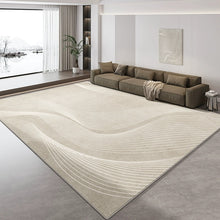 Living room carpet with a light luxury and high-end feel, new waterproof, no wash, erasable sofa, coffee table, floor mat, large area fully covered