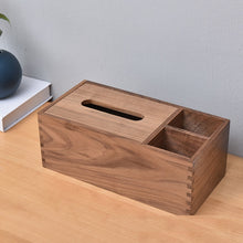 Black walnut tissue box, tea table, living room desktop tissue, remote control storage box, wooden tea table, paper drawer, household use