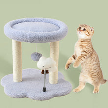 Cat climbing frame, sisal climbing tree, cat claw tree, scratch tree, cartoon cloud, playful cat toy wholesale