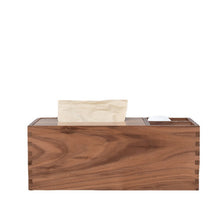 Black walnut tissue box, tea table, living room desktop tissue, remote control storage box, wooden tea table, paper drawer, household use