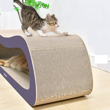 1-meter oversized corrugated paper cat scratching board, not easy to fall debris, cat toy, durable scratching product, integrated multi fat cat