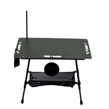 Outdoor folding table camping aluminum alloy lightweight IGT tactical table lightweight picnic table barbecue table