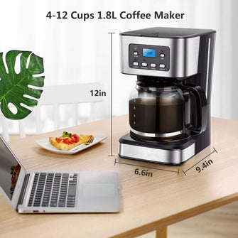 1.5L American drip coffee machine with 24-hour reservation and insulation function 950W