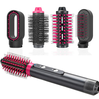 4-in-1 hot air comb, hair changing hair dryer, curly hair straightener, multifunctional three speed hair dryer