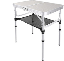 Camping table 60*40*60 Two-fold folding picnic table with net