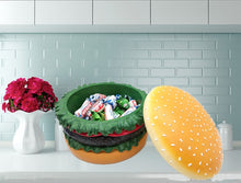 Resin handicrafts simulation burger storage box can hold jewelry, cosmetics, snacks, children's and ladies' selected products