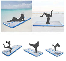 Thick drawn air cushion Taekwondo martial arts somersault training gymnastics mat Yoga mat inflatable sports assisted air mattress