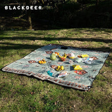 Picnic mat thickened Black Deer Outdoor Spring Outing ins Wind picnic mat Portable table cloth machine wash camping mat cross-border