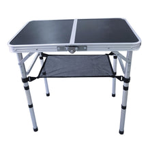 Camping table 60*40*60 Two-fold folding picnic table with net