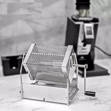 Coffee Bean Baking Machine Hand cranked Direct Fire Open Fire Stainless Steel Japanese style Rotating Cage Green Bean Household Baking Machine